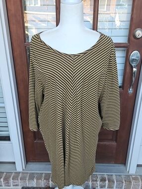 Iridium Art To Wear Lagenlook Women's Minimalist Tunic Oversized Cotton Top